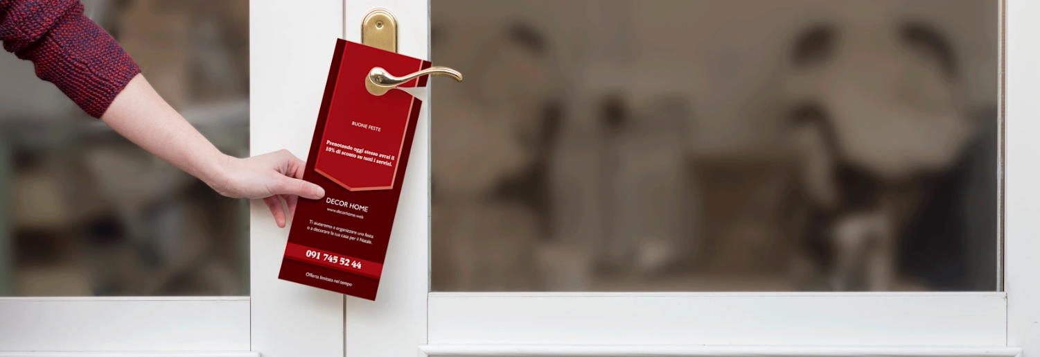 Door hanger appendi-porta personalizzati a Firenze